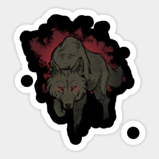 Wolf Sticker